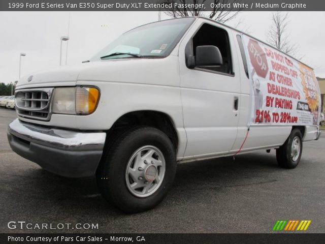 1999 Ford E Series Van E350 Super Duty XLT Extended Passenger in Oxford White