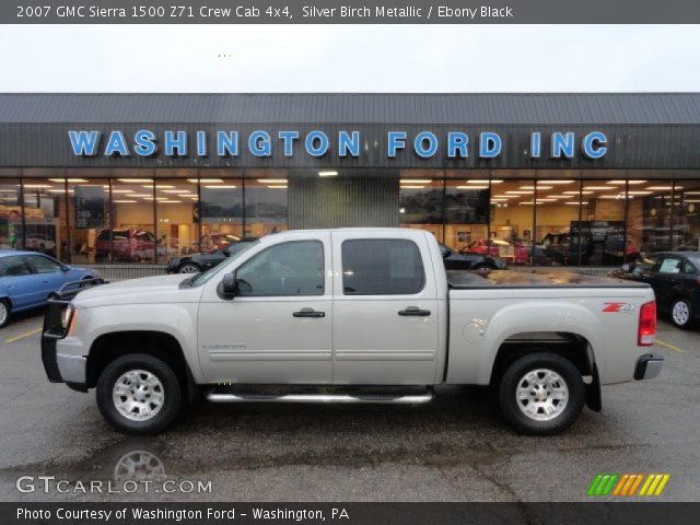 2007 GMC Sierra 1500 Z71 Crew Cab 4x4 in Silver Birch Metallic