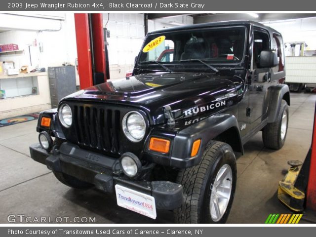 2003 Jeep Wrangler Rubicon 4x4 in Black Clearcoat