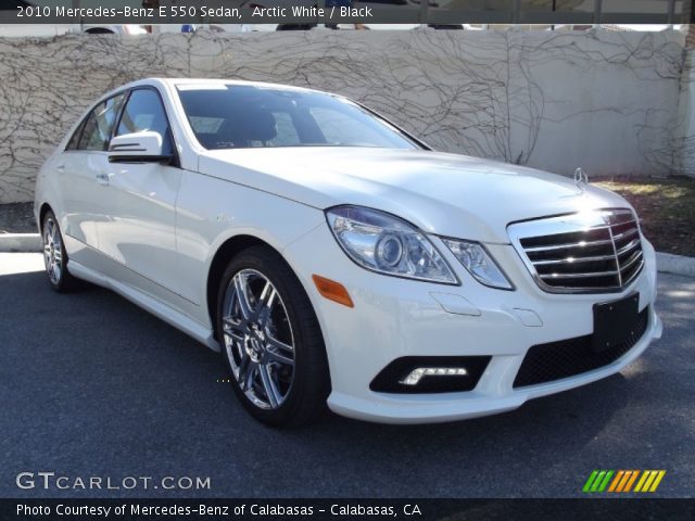 2010 Mercedes-Benz E 550 Sedan in Arctic White