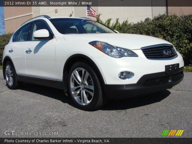 2012 Infiniti EX 35 AWD in Moonlight White