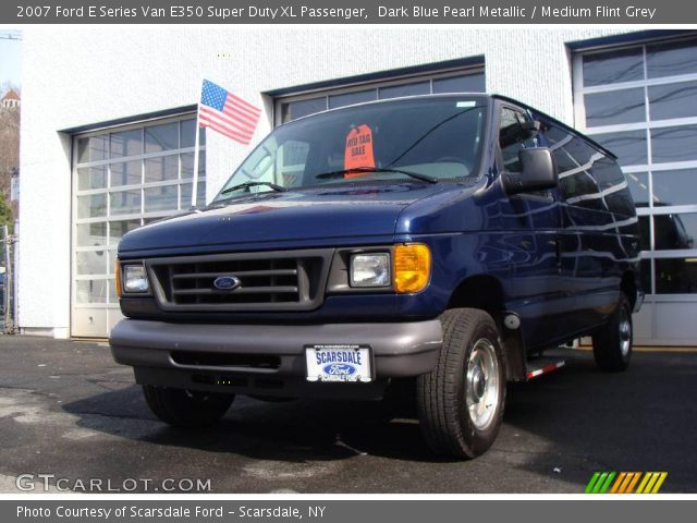 2007 Ford E Series Van E350 Super Duty XL Passenger in Dark Blue Pearl Metallic