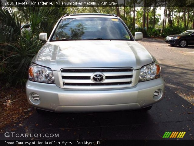 2006 Toyota Highlander I4 in Millenium Silver Metallic