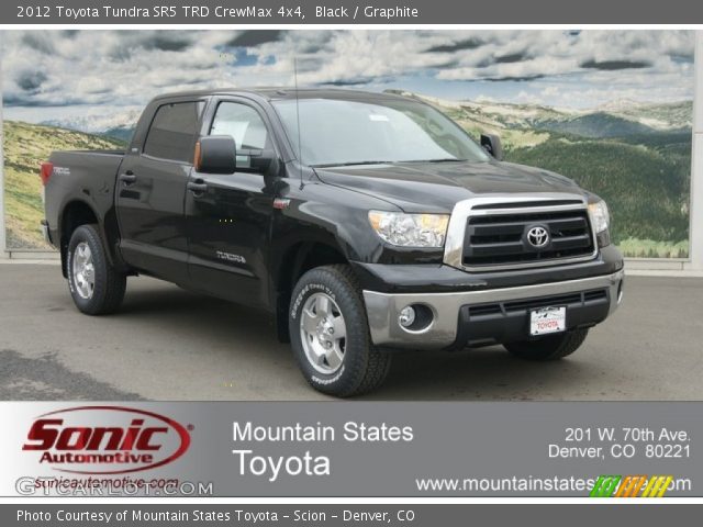 2012 Toyota Tundra SR5 TRD CrewMax 4x4 in Black