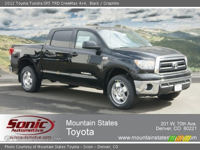 2012 Toyota Tundra SR5 TRD CrewMax 4x4 in Black