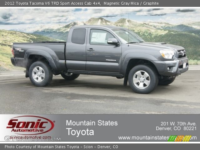 2012 Toyota Tacoma V6 TRD Sport Access Cab 4x4 in Magnetic Gray Mica