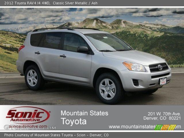 2012 Toyota RAV4 I4 4WD in Classic Silver Metallic