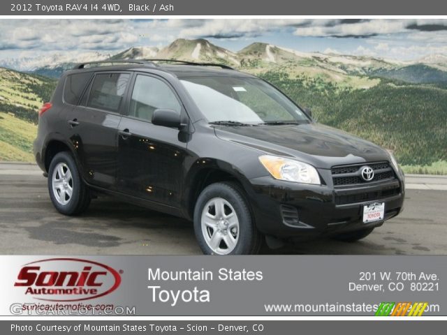 2012 Toyota RAV4 I4 4WD in Black