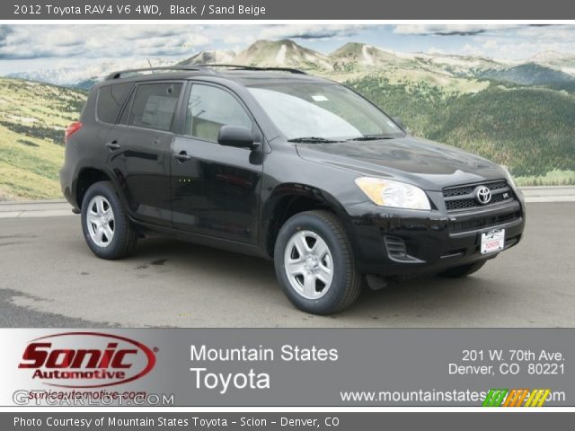 2012 Toyota RAV4 V6 4WD in Black
