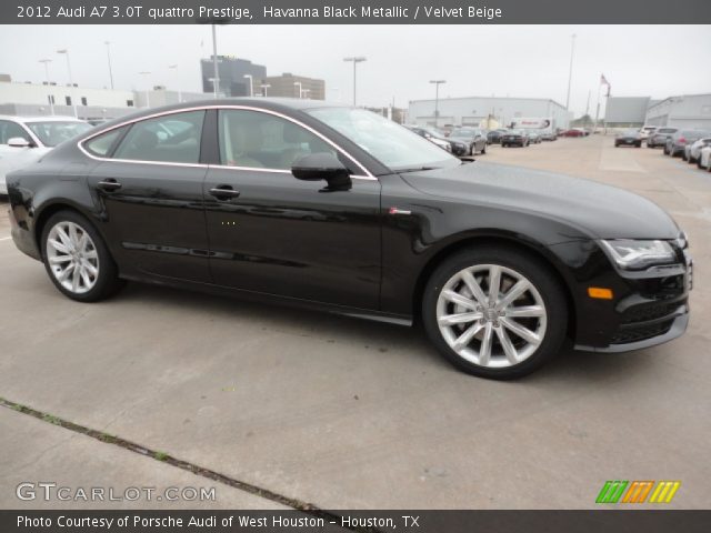 2012 Audi A7 3.0T quattro Prestige in Havanna Black Metallic