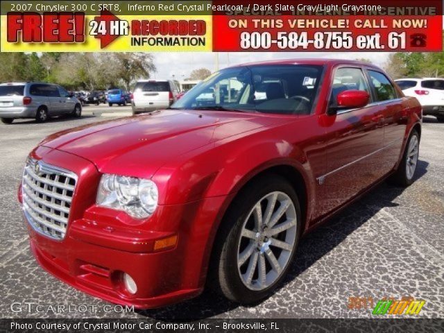 2007 Chrysler 300 C SRT8 in Inferno Red Crystal Pearlcoat