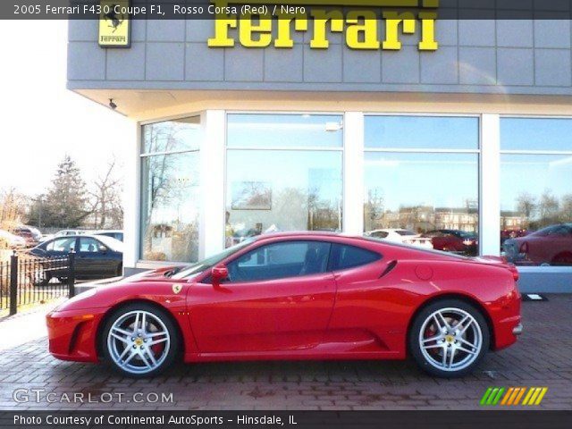 2005 Ferrari F430 Coupe F1 in Rosso Corsa (Red)