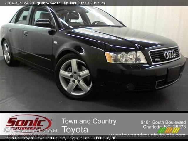 2004 Audi A4 3.0 quattro Sedan in Brilliant Black