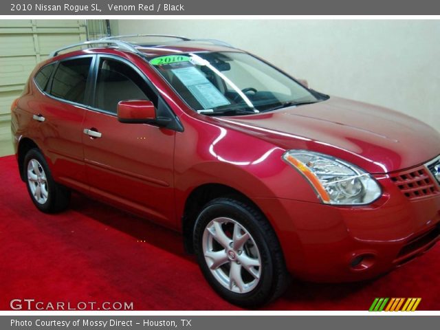 2010 Nissan Rogue SL in Venom Red