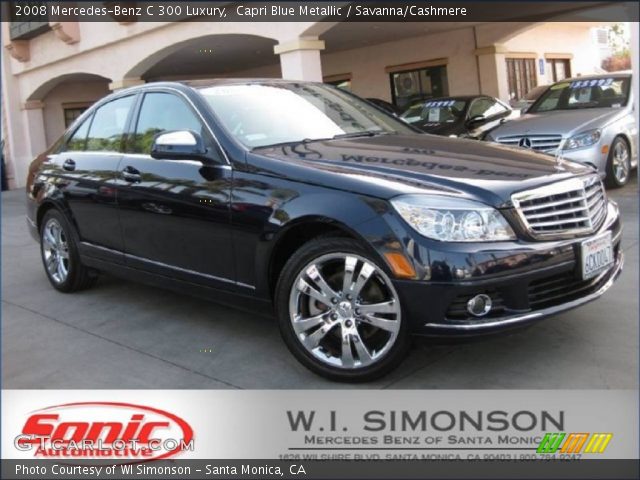 2008 Mercedes-Benz C 300 Luxury in Capri Blue Metallic