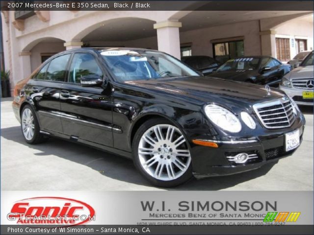 2007 Mercedes-Benz E 350 Sedan in Black