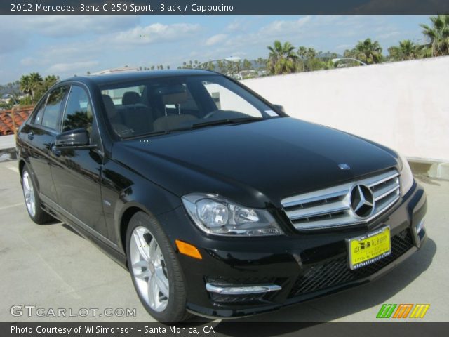 2012 Mercedes-Benz C 250 Sport in Black