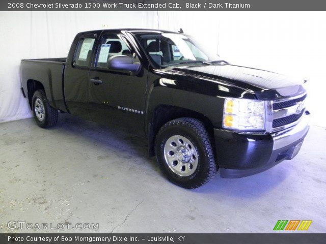 2008 Chevrolet Silverado 1500 Work Truck Extended Cab in Black