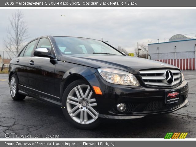 2009 Mercedes-Benz C 300 4Matic Sport in Obsidian Black Metallic