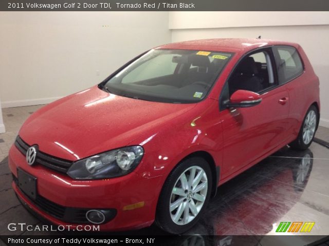 2011 Volkswagen Golf 2 Door TDI in Tornado Red