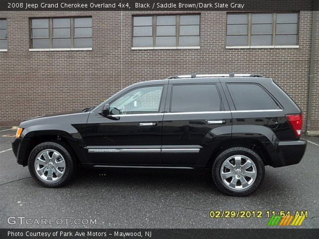 2008 Jeep Grand Cherokee Overland 4x4 in Black