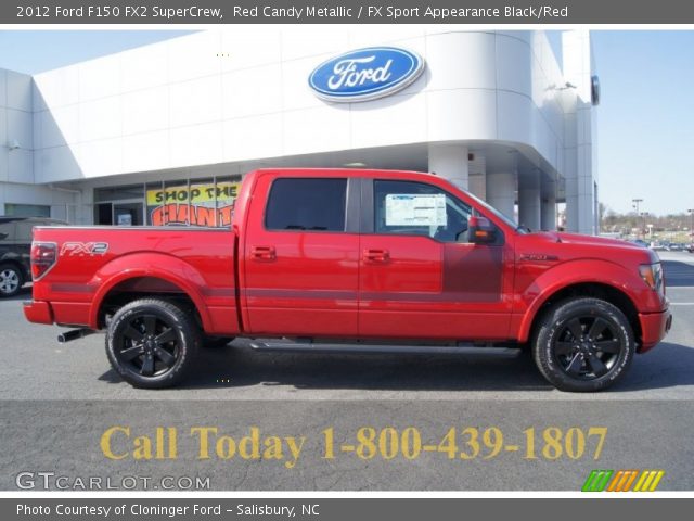 2012 Ford F150 FX2 SuperCrew in Red Candy Metallic