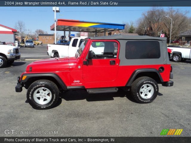 2004 Jeep Wrangler Unlimited 4x4 in Flame Red