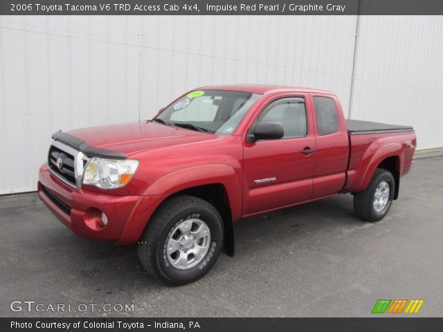 2006 Toyota Tacoma V6 TRD Access Cab 4x4 in Impulse Red Pearl