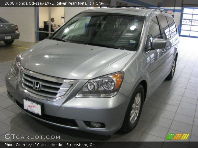 2008 Honda Odyssey EX-L in Silver Pearl Metallic