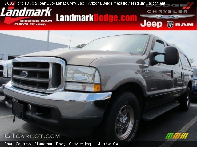 2003 Ford F350 Super Duty Lariat Crew Cab in Arizona Beige Metallic