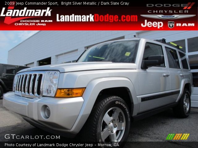 2009 Jeep Commander Sport in Bright Silver Metallic