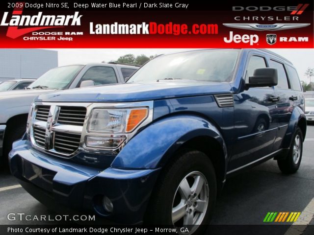 2009 Dodge Nitro SE in Deep Water Blue Pearl