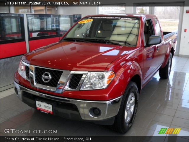 2010 Nissan Frontier SE V6 King Cab in Red Alert