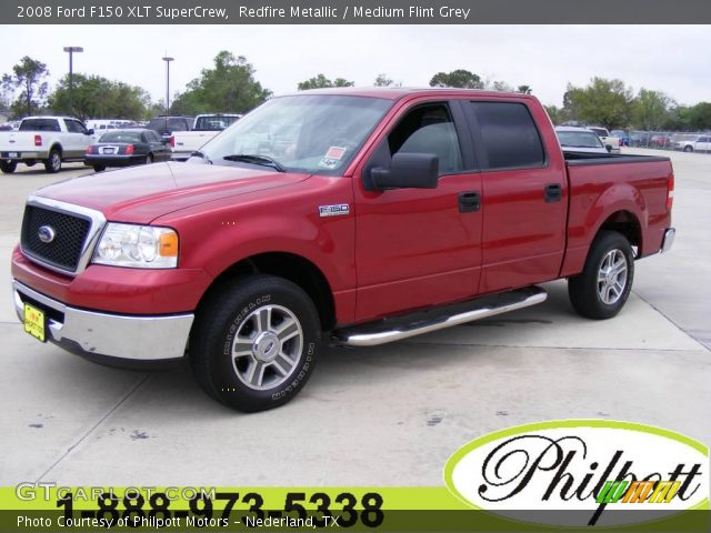 2008 Ford F150 XLT SuperCrew in Redfire Metallic