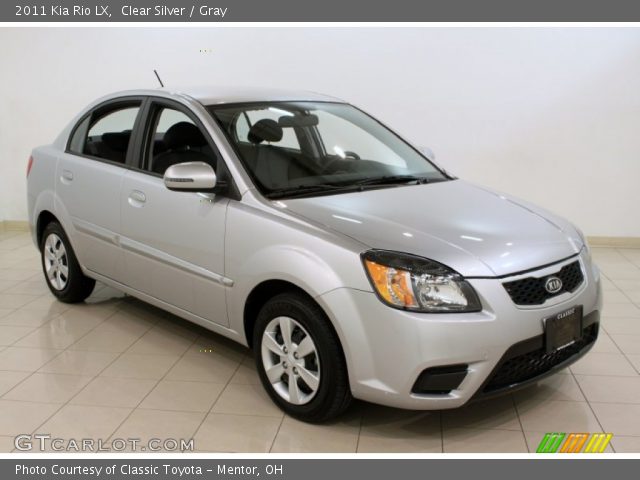 2011 Kia Rio LX in Clear Silver