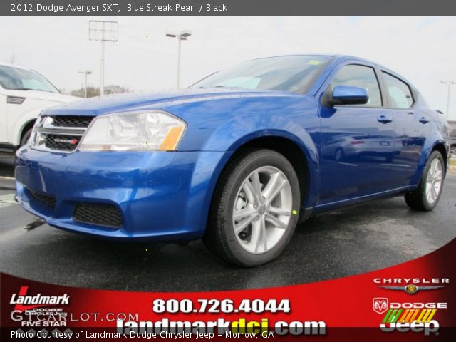 2012 Dodge Avenger SXT in Blue Streak Pearl