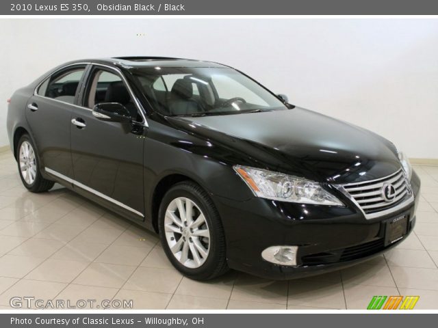 2010 Lexus ES 350 in Obsidian Black