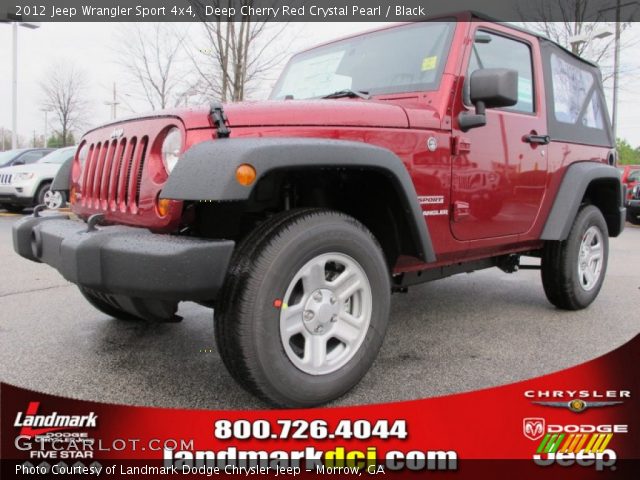2012 Jeep Wrangler Sport 4x4 in Deep Cherry Red Crystal Pearl
