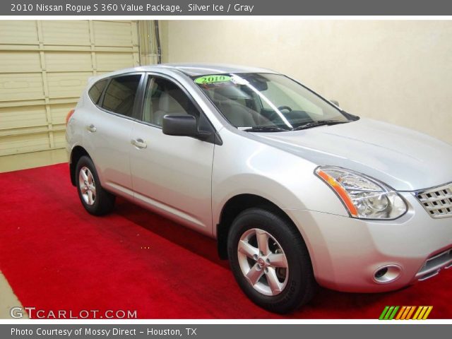 2010 Nissan Rogue S 360 Value Package in Silver Ice