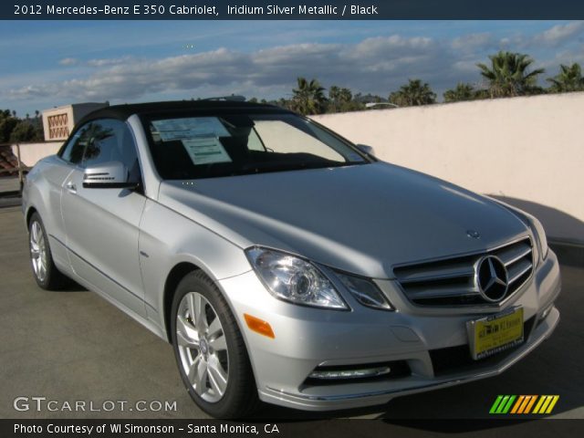 2012 Mercedes-Benz E 350 Cabriolet in Iridium Silver Metallic