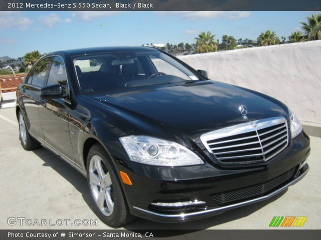 2012 Mercedes-Benz S 550 Sedan in Black