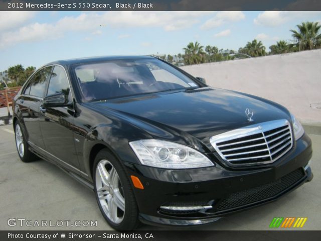 2012 Mercedes-Benz S 550 Sedan in Black