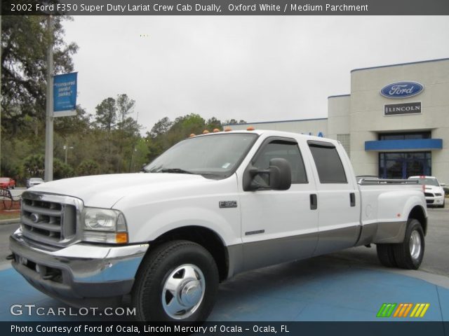 2002 Ford F350 Super Duty Lariat Crew Cab Dually in Oxford White