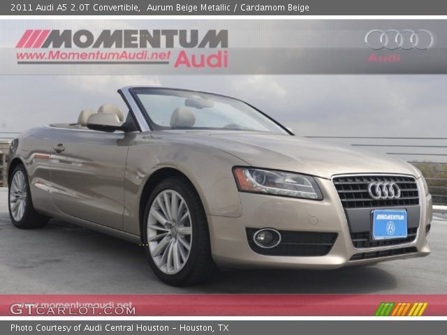 2011 Audi A5 2.0T Convertible in Aurum Beige Metallic