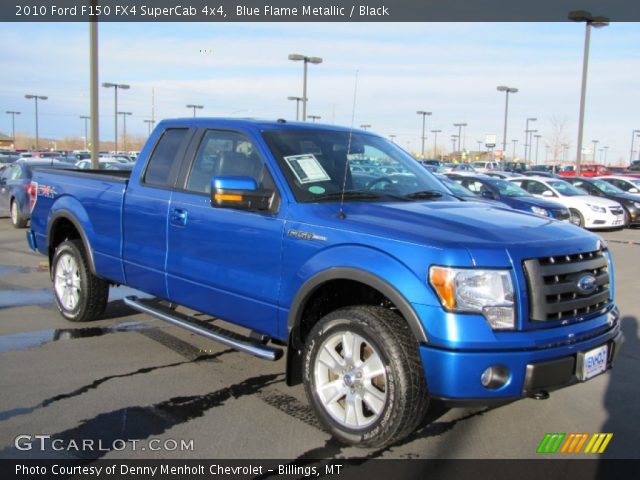 2010 Ford F150 FX4 SuperCab 4x4 in Blue Flame Metallic