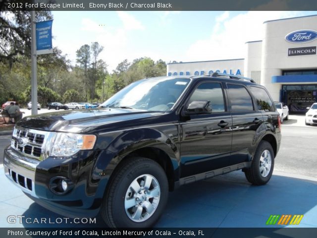 2012 Ford Escape Limited in Ebony Black