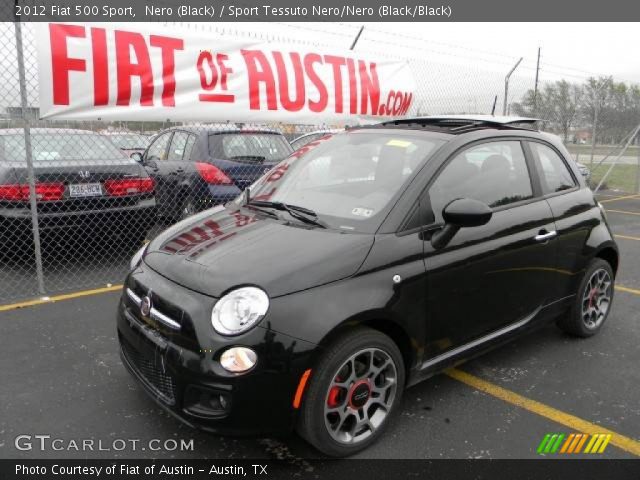 2012 Fiat 500 Sport in Nero (Black)