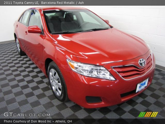 2011 Toyota Camry LE in Barcelona Red Metallic