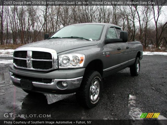 2007 Dodge Ram 2500 Big Horn Edition Quad Cab 4x4 in Mineral Gray Metallic