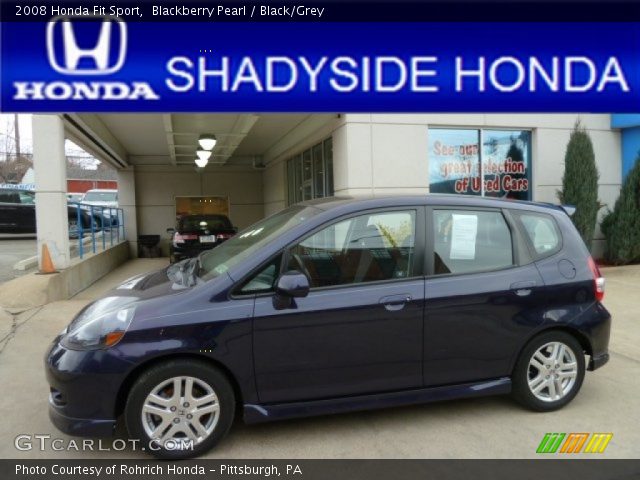 2008 Honda Fit Sport in Blackberry Pearl